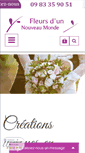 Mobile Screenshot of fleursmariage.com